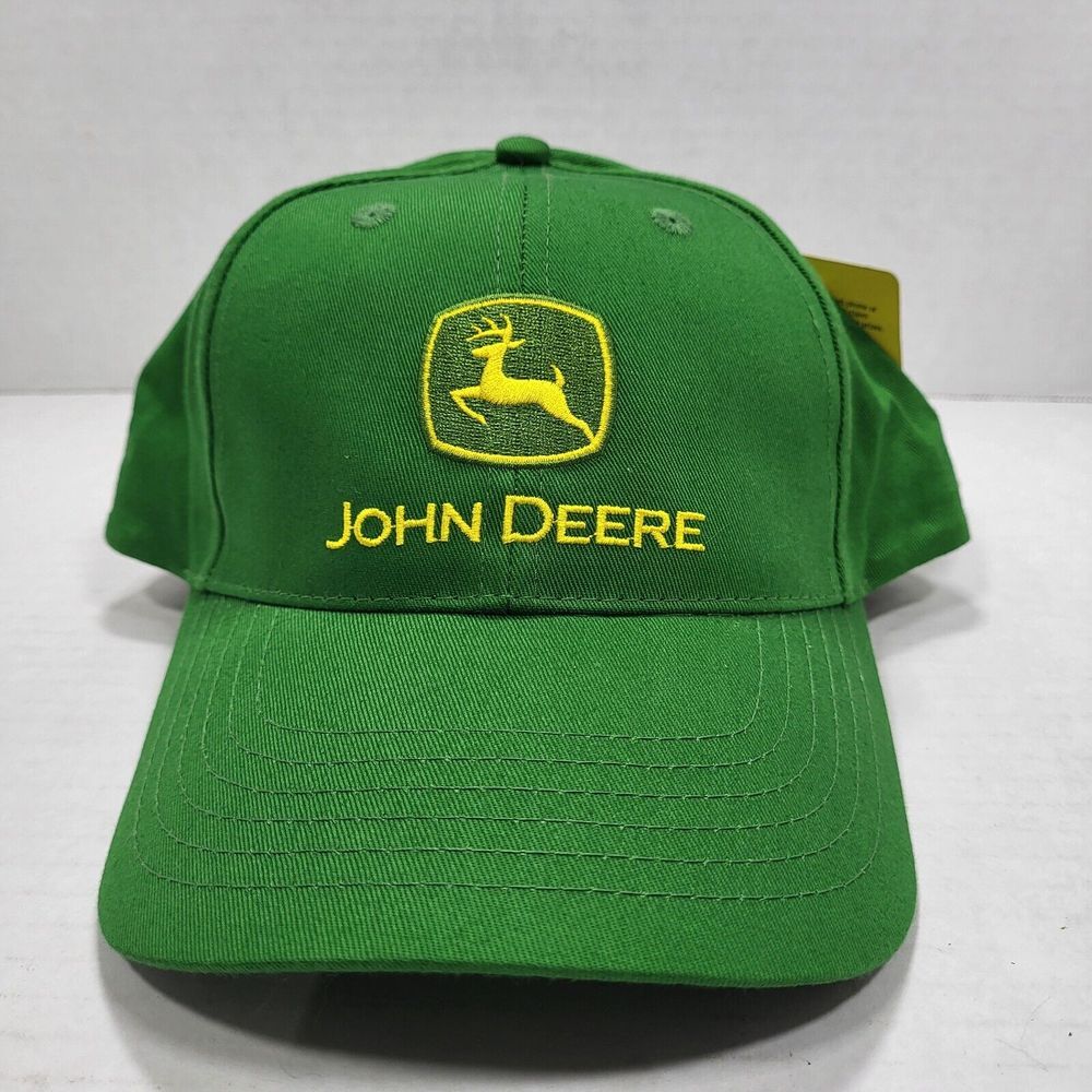 John Deere Authentic K-Products Green Snapback Adjustable One Size Hat